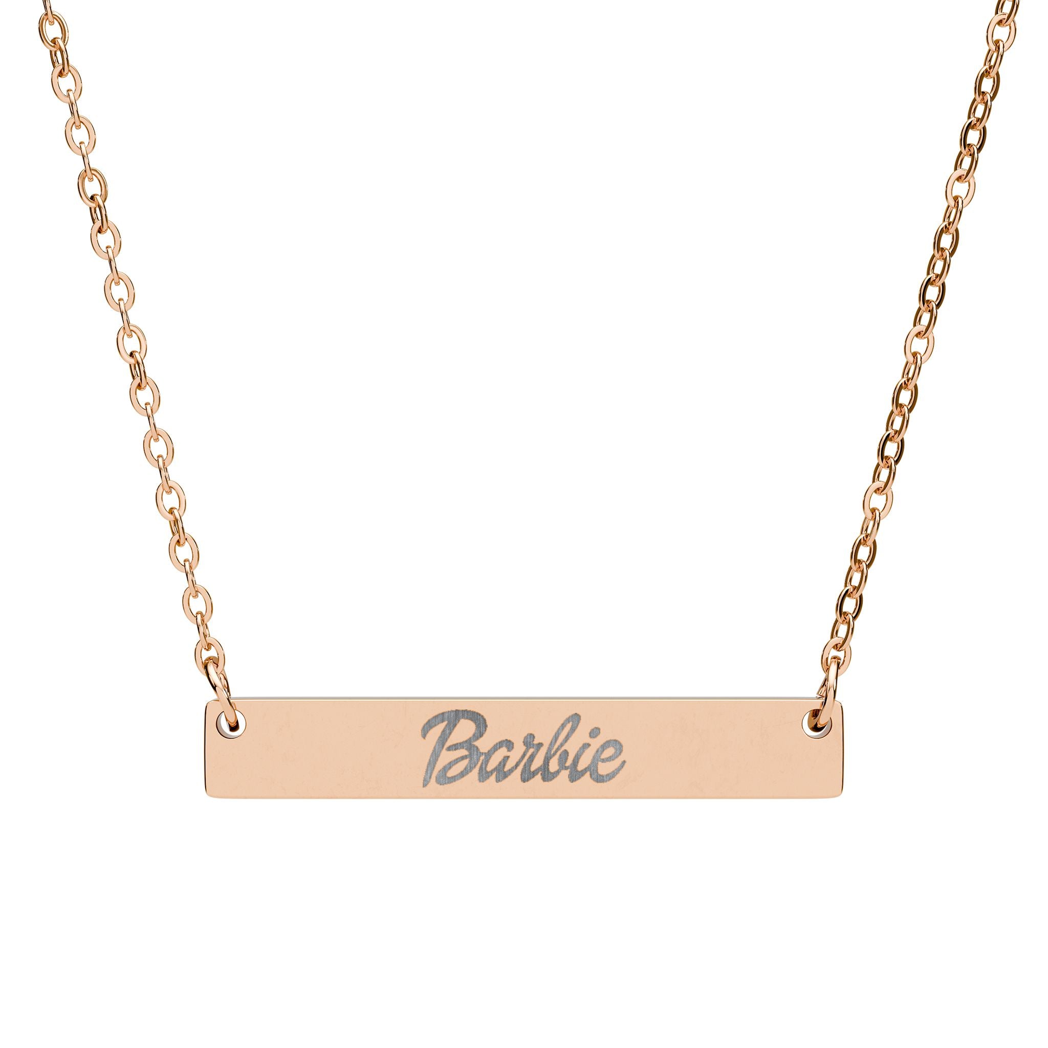 Engraved 'Barbie' Necklace