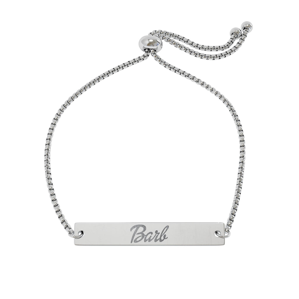 Engraved 'Barb' Bracelet