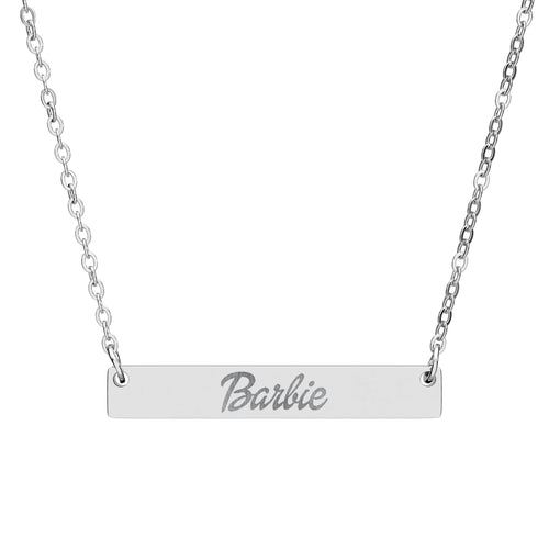 Engraved 'Barbie' Necklace