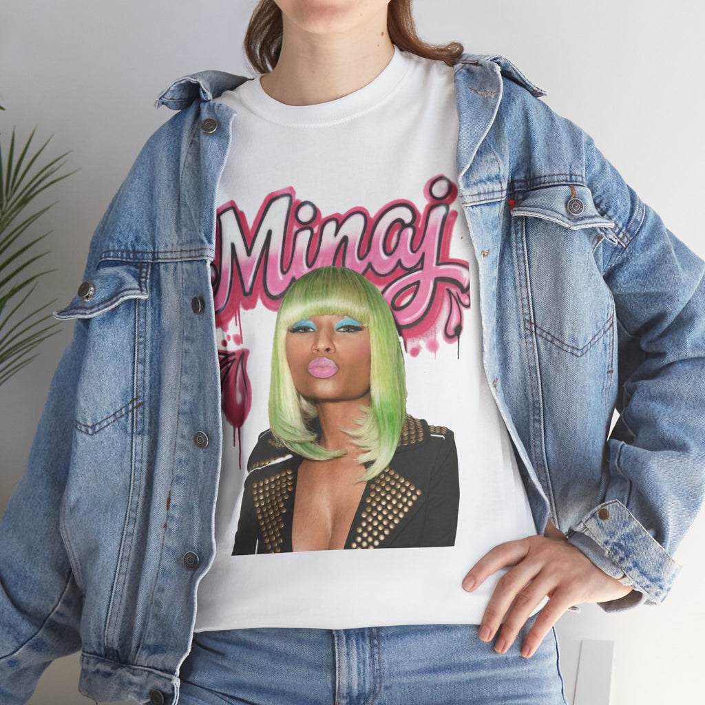 Graphic Tee — 'Minaj' Pop Portrait Streetwear T-Shirt