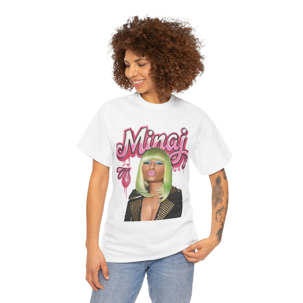 Graphic Tee — 'Minaj' Pop Portrait Streetwear T-Shirt